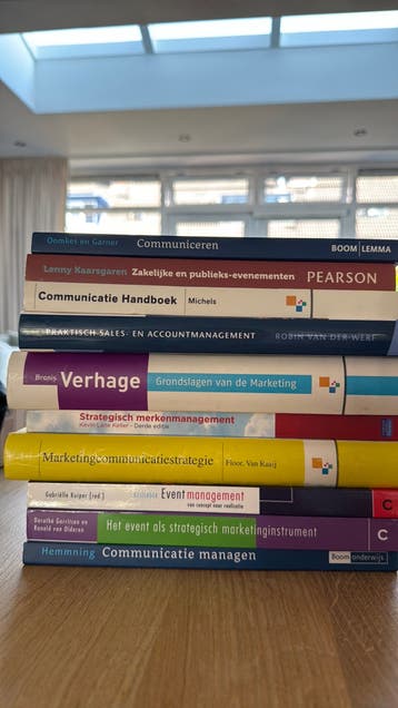 Communicatie en eventmanagement boeken