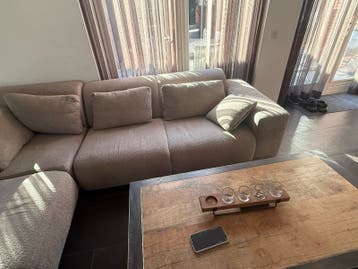 Gratis stoffen hoekbank - comfortabel en ruim