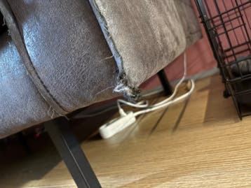 Comfortabele 3-zitsbank, gebruikt met lichte schade
