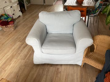 Ektorp sofa stoel lichtblauw