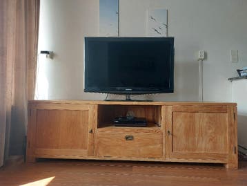 Gratis Teakhouten tv meubel