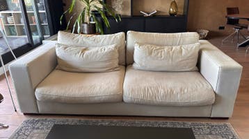 Room108 bank, grijs - 240 cm breed - in redelijke staat