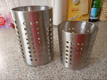 Bestekbakken RVS - 2 stuks