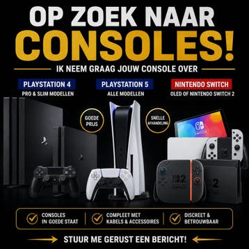 GEZOCHT: PS5 | PS4 Pro/Slim | Nintendo Switch (OLED/2)