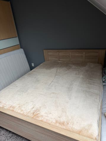 Gratis 2 persoons bed echt zgan