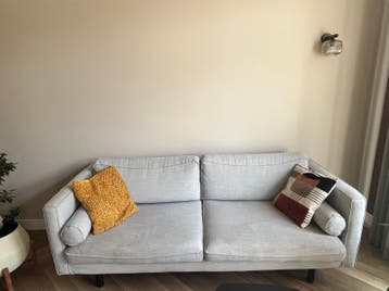 Gratis af te halen! Grijze bank sofa company
