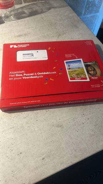 Puzzelboek podtcodeloterij