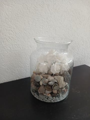Glazen pot decoaratie
