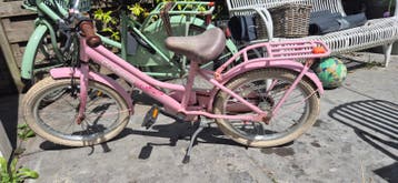Roze kinderfiets 18 inch - Cooper