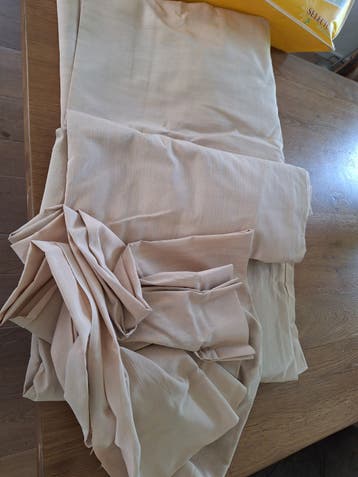 gordijnen , lang, verschillende maten, beige,