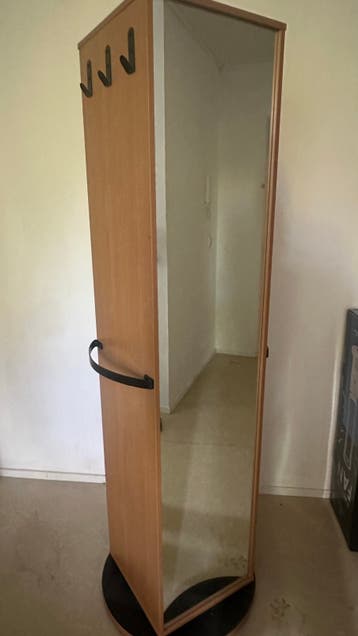 Spinning mirror/storage