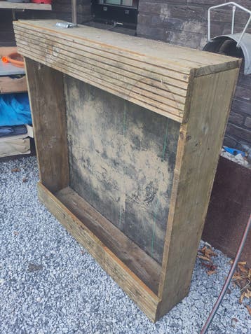 Gratis: zandbak van Douglas hout