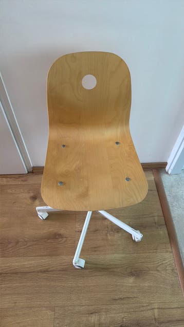 Bureaustoel hout