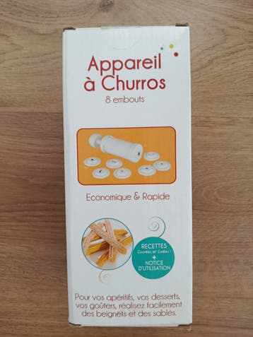 Churros apparaat met 8 opzetstukken - Gratis