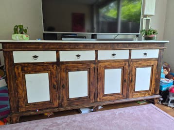 Dressoir - 194cm breed, 45,5cm diep, 90cm hoog