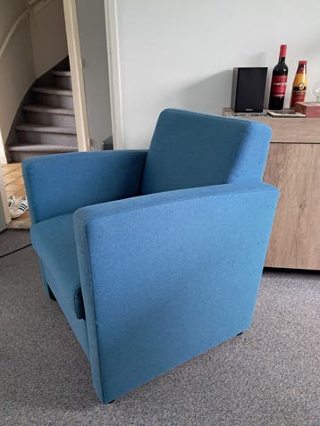 GRATIS ophalen: blauwe stoel
