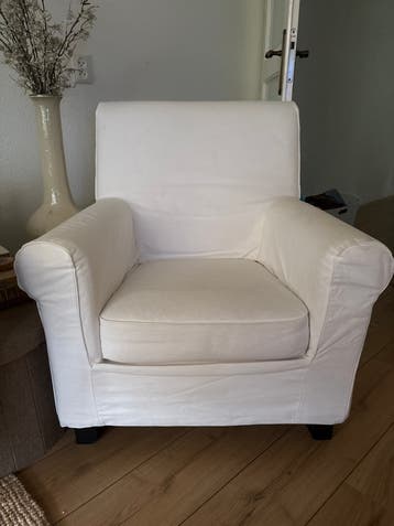 Gratis nette witte stoffen stoel