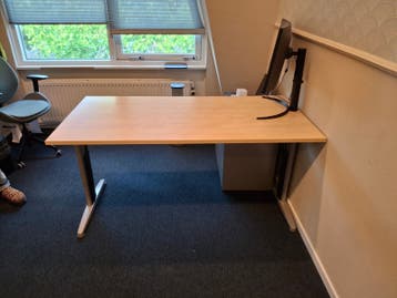 Verstelbaar bureau 160x80cm