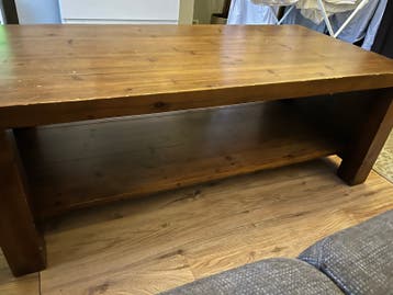 Houten salontafel - gratis op te halen