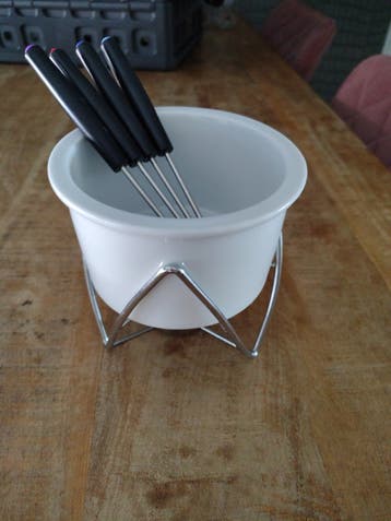 Kleine fondue set. Gratis!