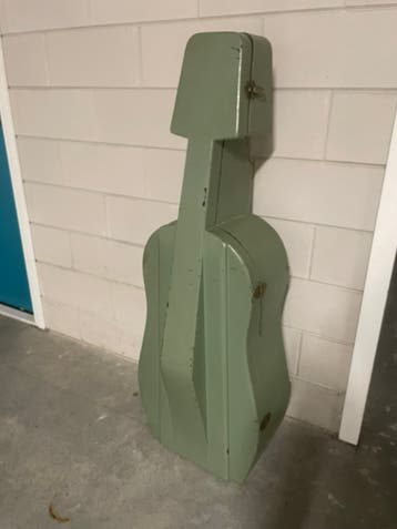 Antieke cello kist