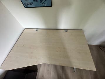 Hoekbureau met verstelbare poten - 160x100/80 cm
