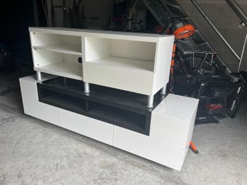 IKEA Besta TV-meubel met lade en slagplaat 120x40x40
