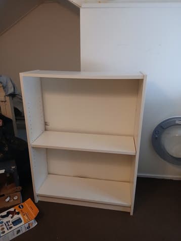 Half hoge open kast