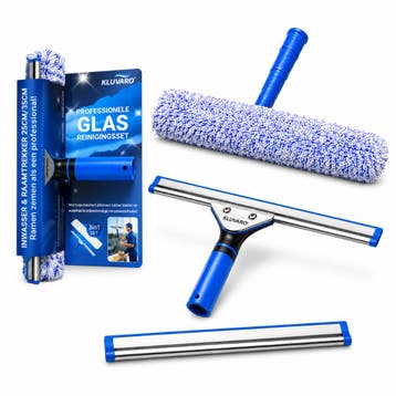 Gratis Kluvaro Raamwisser set (raamtrekker en inwasser)