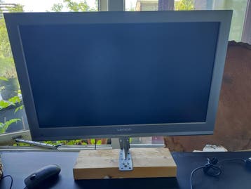 Scherm op statief (65 bij 41 cm)
