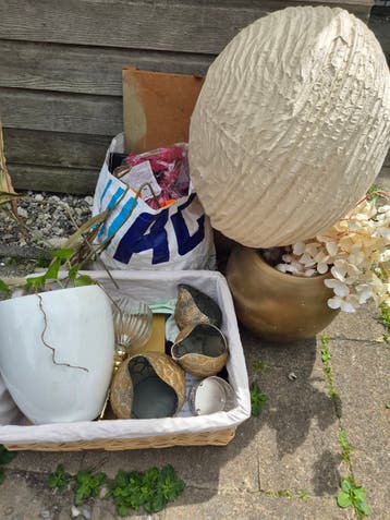 Gratis decoratie spullen - alles in één keer meenemen