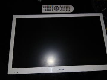 Kleine Akai tv met afstadbedinging