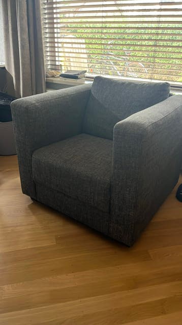Gratis af te halen: Nette grijze fauteuil