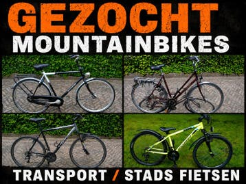 Gezocht: Gratis of goedkope fietsen (ophalen/brengen)