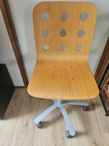Gratis houten bureaustoel