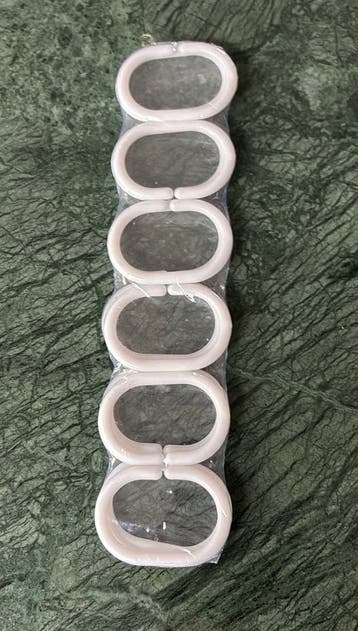 Ringen douchegordijn nieuw gratis