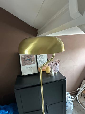 Gouden staande lamp - Gratis af te halen