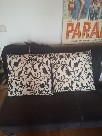 Twee sierkussens 50x50 cm gratis