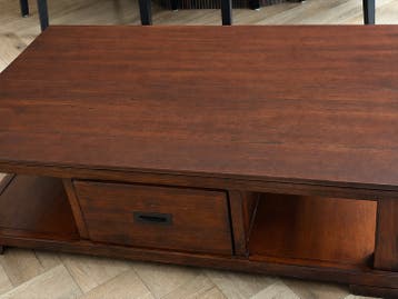 Gratis af te halen Massief houten salontafel