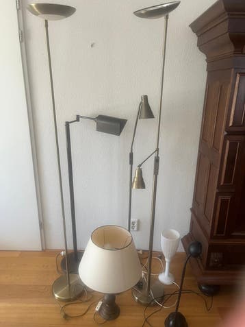 Aantal staande lampen, lamp