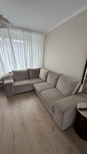 Gratis ophalen velvet hoekbank