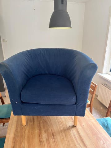 Fauteuil blauw