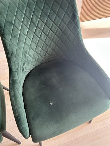 Groene eetkamerstoel GRATIS