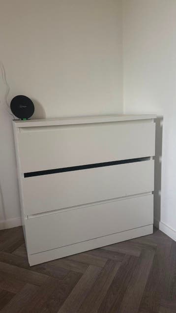 IKEA Malm ladekast 3 lades, wit - Gratis