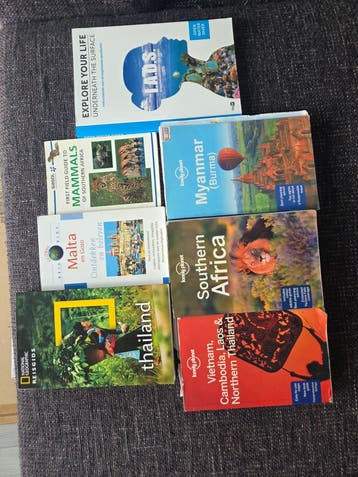 Reisgidsen lonely planet e.a.
