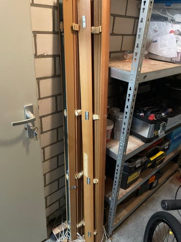 Houten jaloezieën -