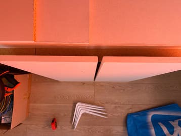 2 planken (3080 cm) + 4 plankendragers 250200