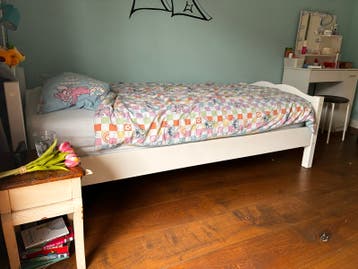 Meisjesbed 200x90 cm met lattenbodem en kwaliteitsmatras