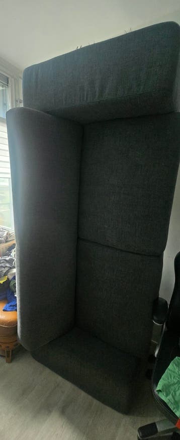 (GRATIS ) Comfortabele grijze 2 zitbank
