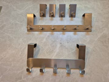IKEA BROGRUND & GRUNDTAL RVS kapstokken/haken